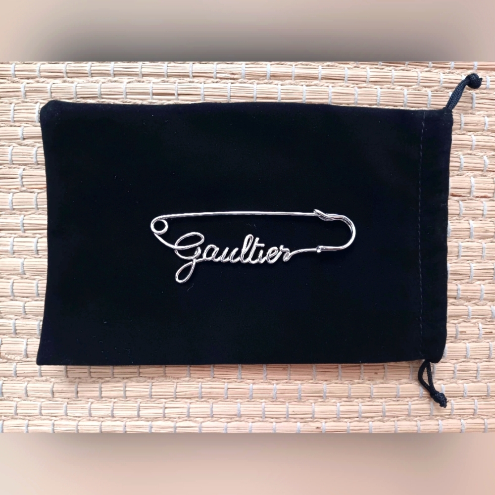 Jean-Paul Gaultier Silver Brooch Pin